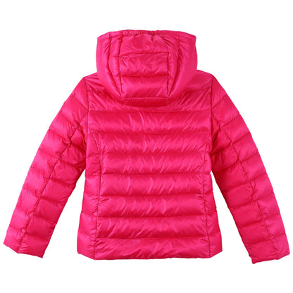 Girls Rose Red Down Padded Hooded 'Iraida' Jackets