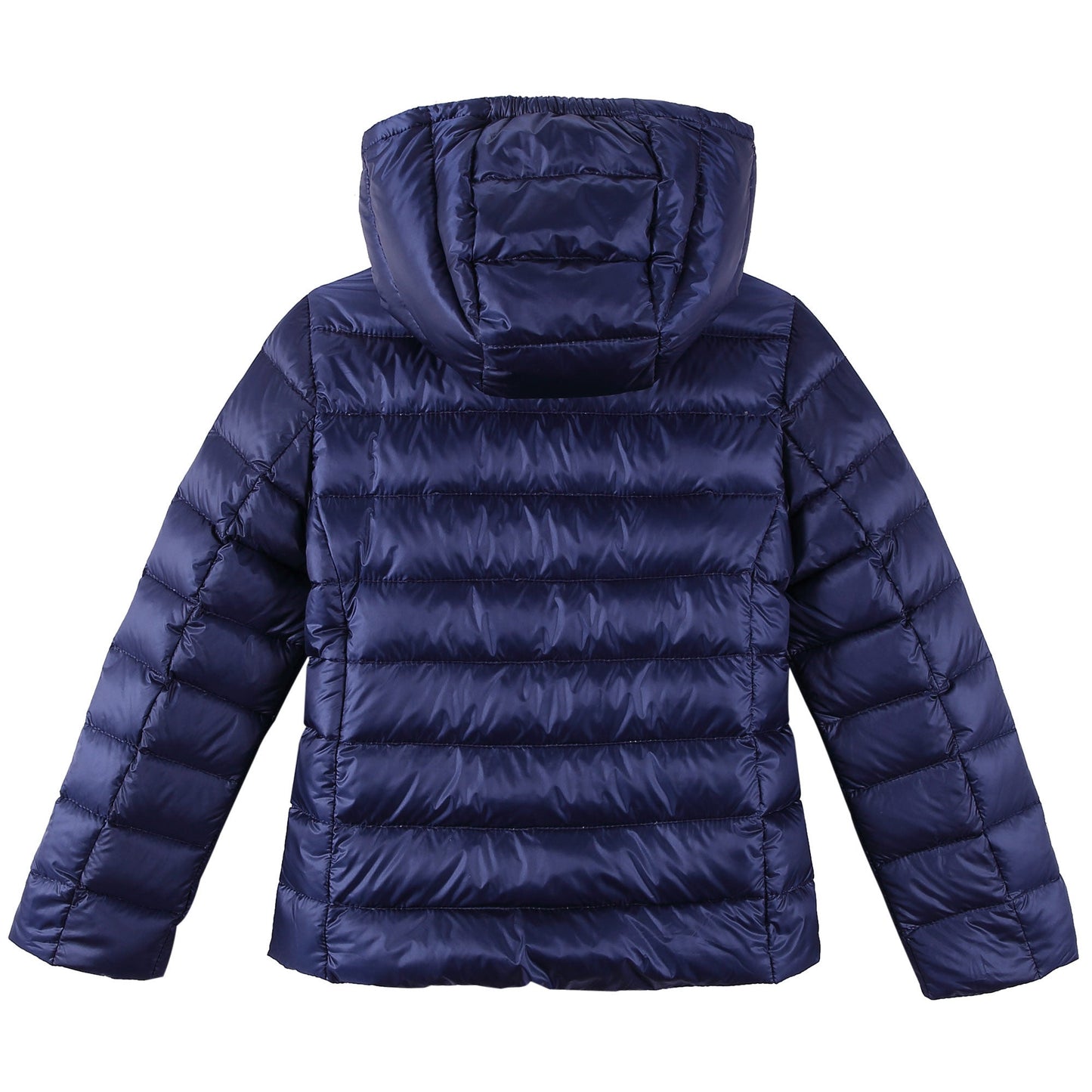 Girls Blue Down Padded Hooded 'Iraida' Jackets