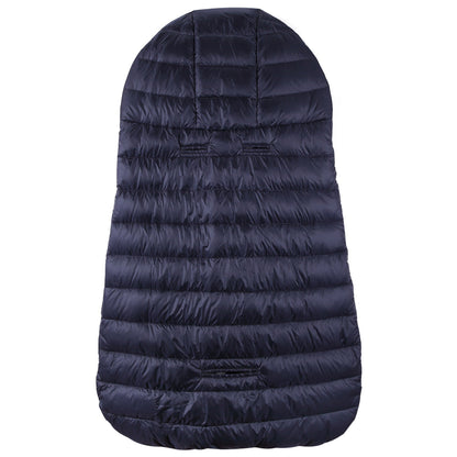 Baby Navy Blue Down Padded 'Sacco' Sleeping Bag