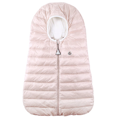 Baby Light Pink Down Padded 'Sacco' Sleeping Bag(74cm)