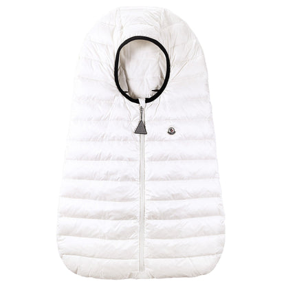 Baby White Down Padded 'Sacco' Sleeping Bag(74cm)