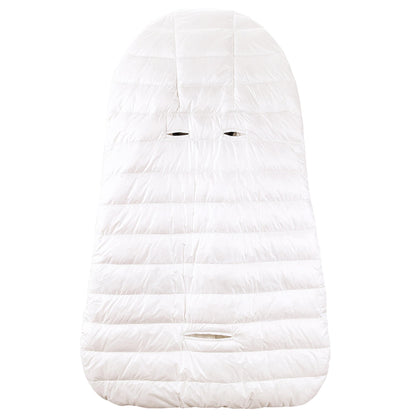 Baby White Down Padded 'Sacco' Sleeping Bag(74cm)