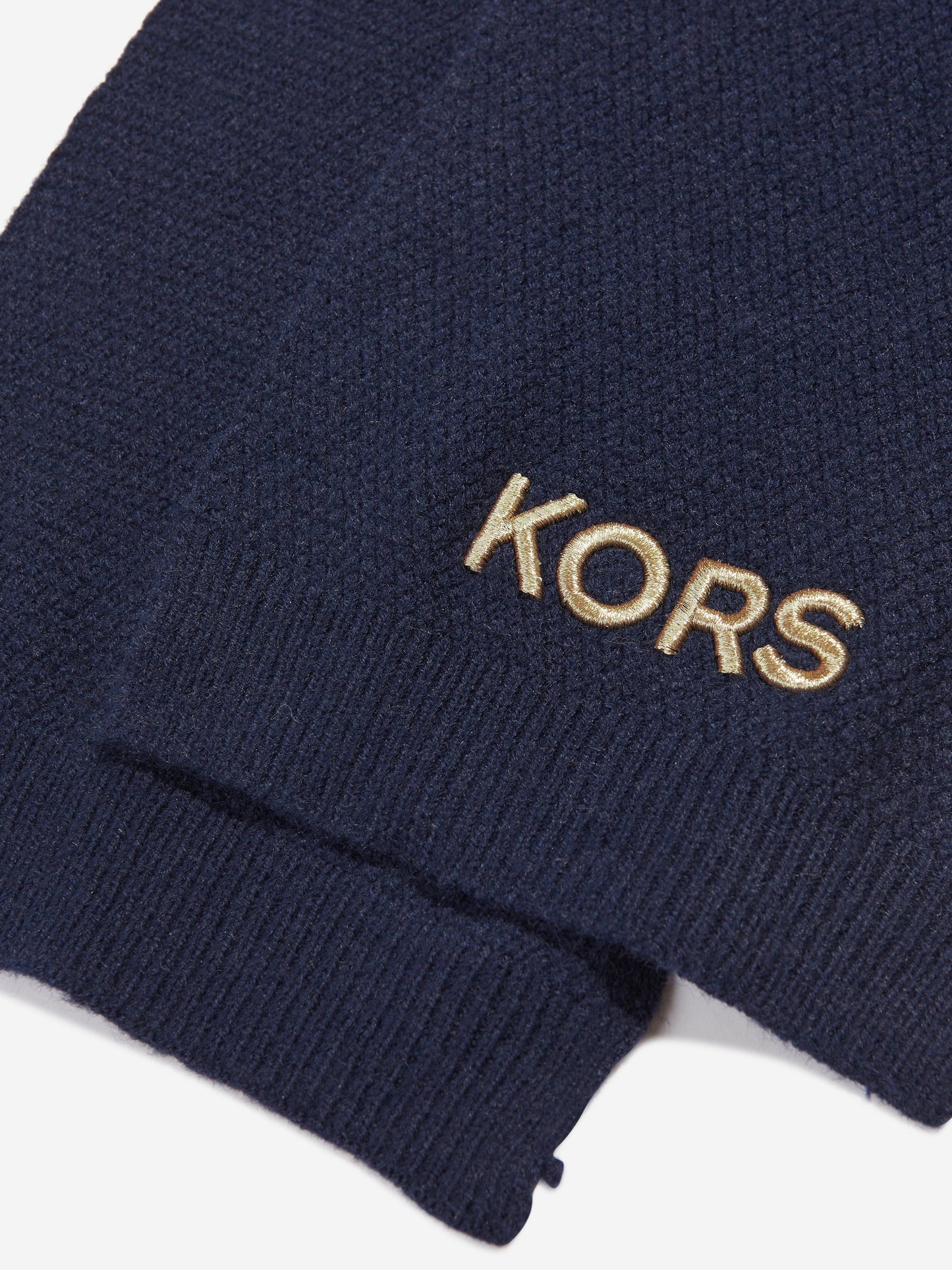 Michael Kors 女童刺绣围巾（海军蓝）