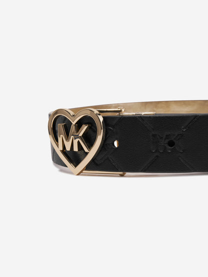 Michael Kors 女童双面腰带（黑色）