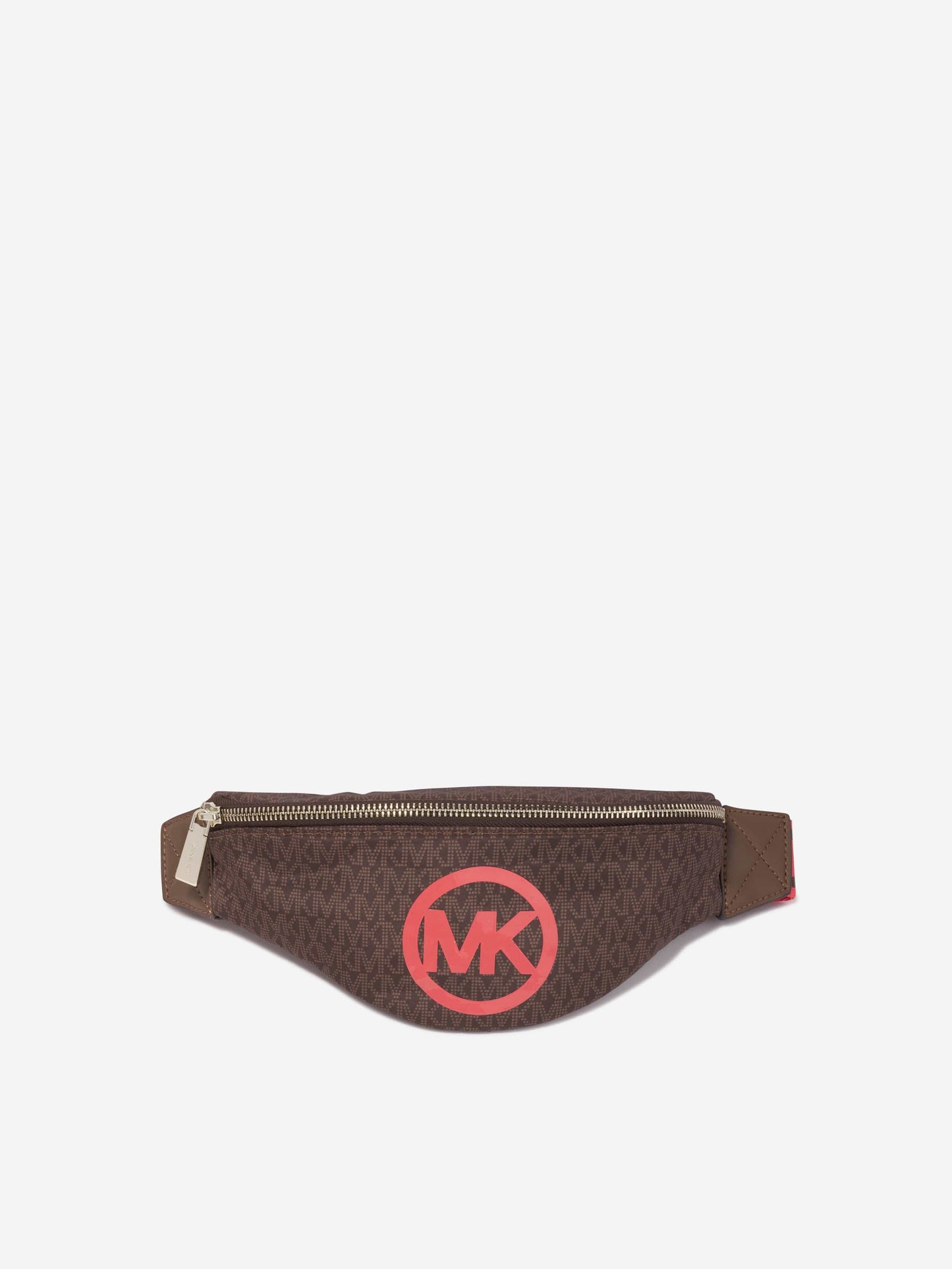 Michael Kors 棕色女童徽标腰包