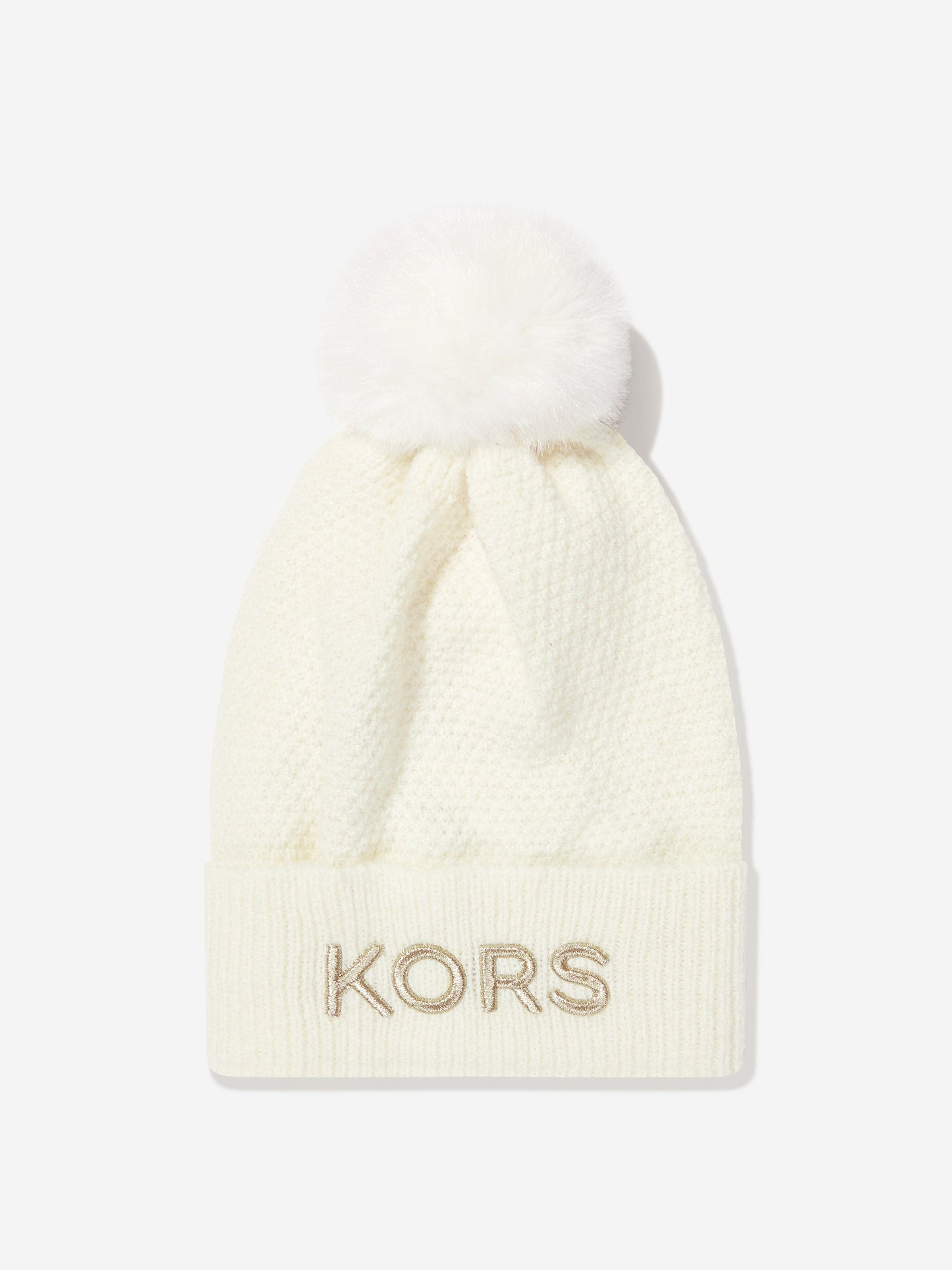 Michael Kors 女童奶油色徽标套头帽