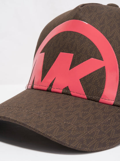 Michael Kors 棕色女童徽标帽