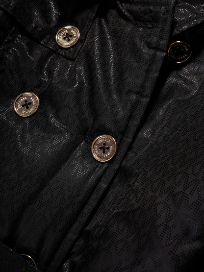 Michael Kors 女童徽标风衣（黑色）
