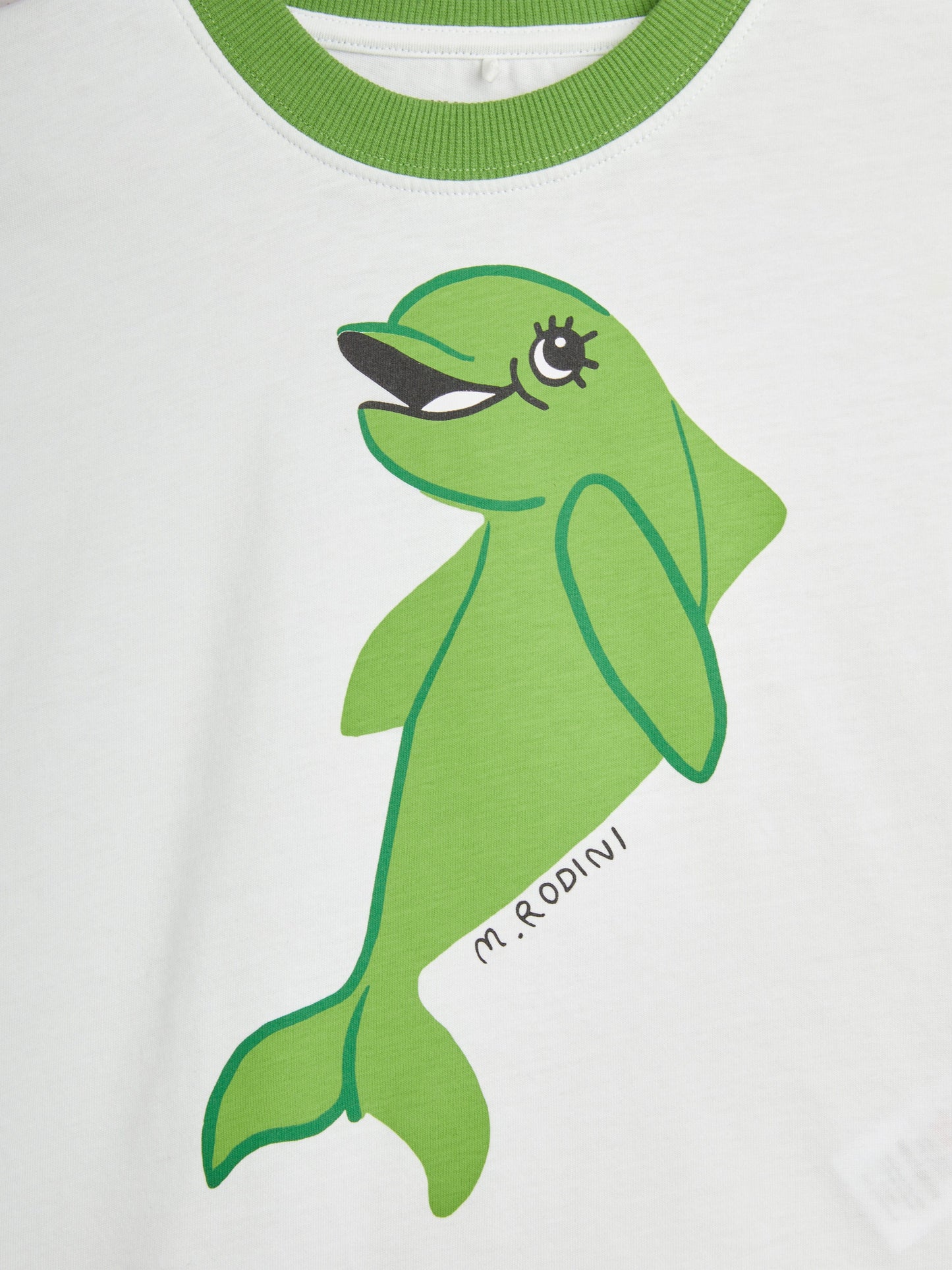 Mini Rodini 儿童海豚 T 恤（象牙色）