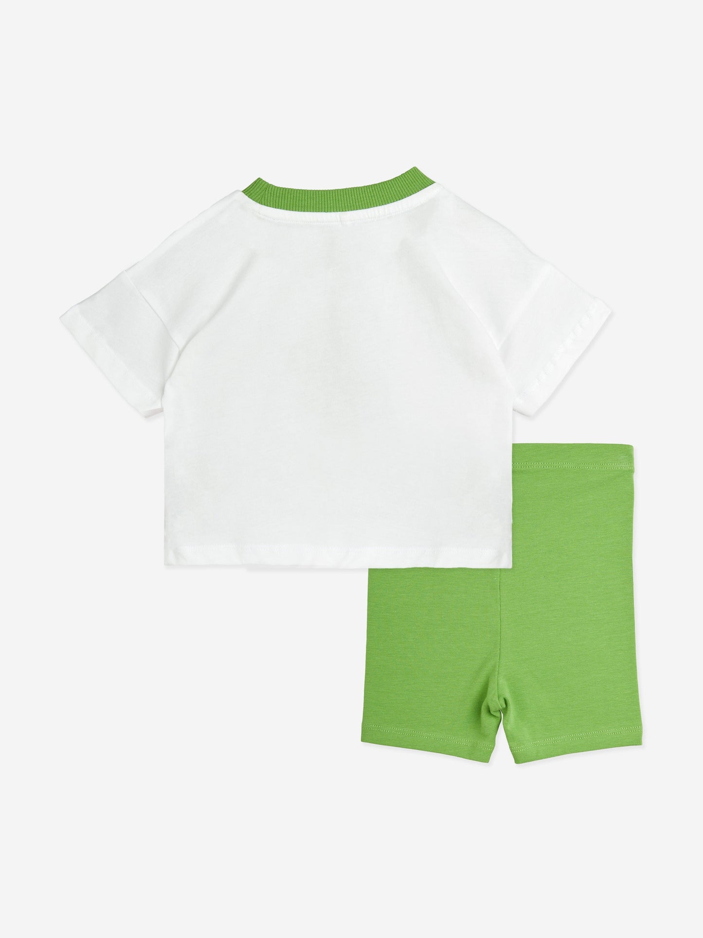 Mini Rodini 绿色小海豚短裤套装
