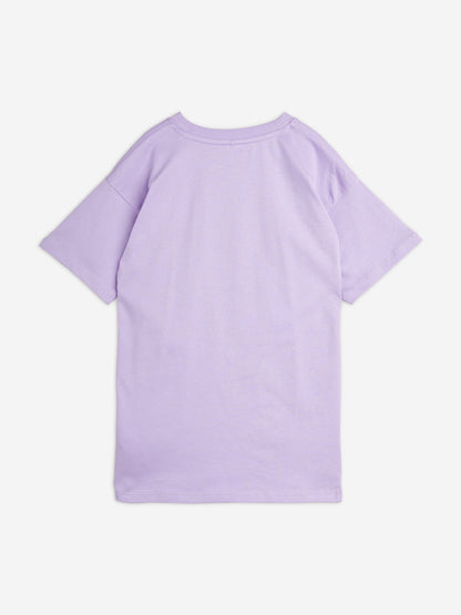 Mini Rodini 女童海豚印花连衣裙（紫色）