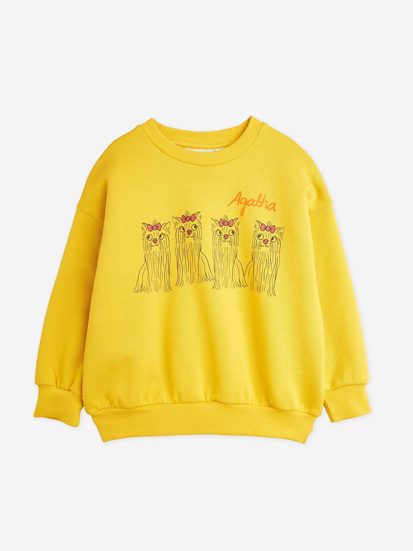 Mini Rodini 儿童 Agaha Dogs 黄色运动衫