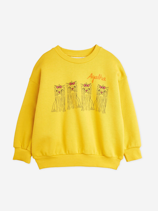 Mini Rodini 儿童 Agaha Dogs 黄色运动衫