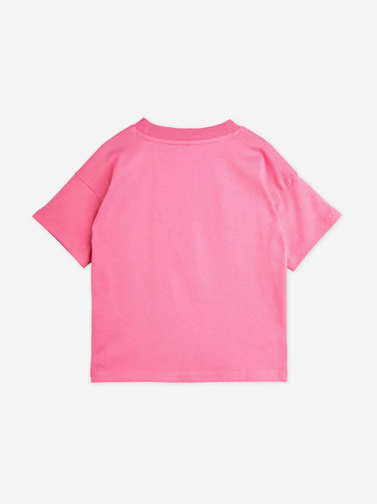 Mini Rodini 女童社团 T 恤（粉色）