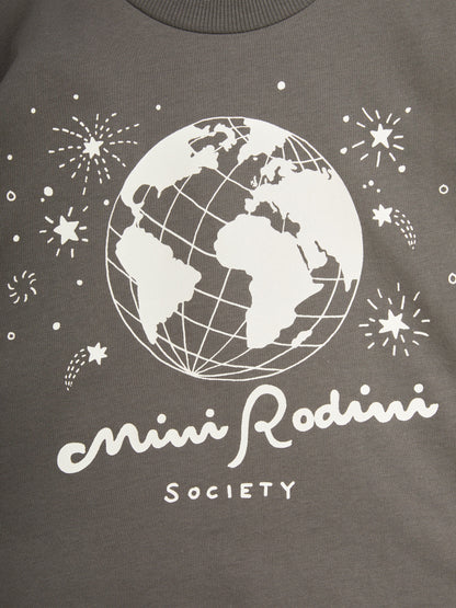 Mini Rodini 男孩社团 T 恤（灰色）