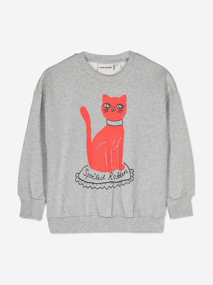 Mini Rodini Kids 猫咪卫衣（灰色）