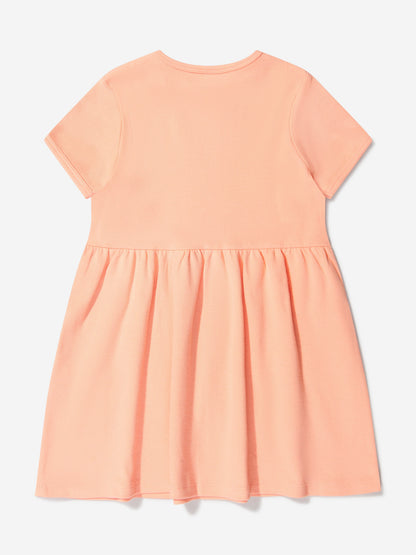 Mini Rodini 女童有机棉短袖连衣裙