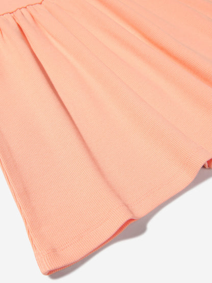 Mini Rodini 女童有机棉短袖连衣裙