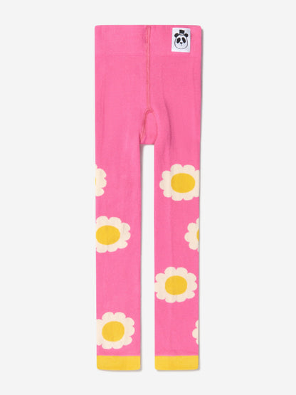 Mini Rodini 女童有机棉花朵紧身裤