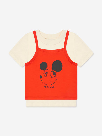 Mini Rodini 女童 Ritzrats 背心和 T 恤（多色）