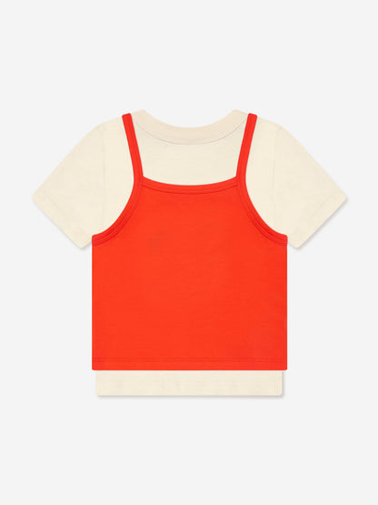Mini Rodini 女童 Ritzrats 背心和 T 恤（多色）