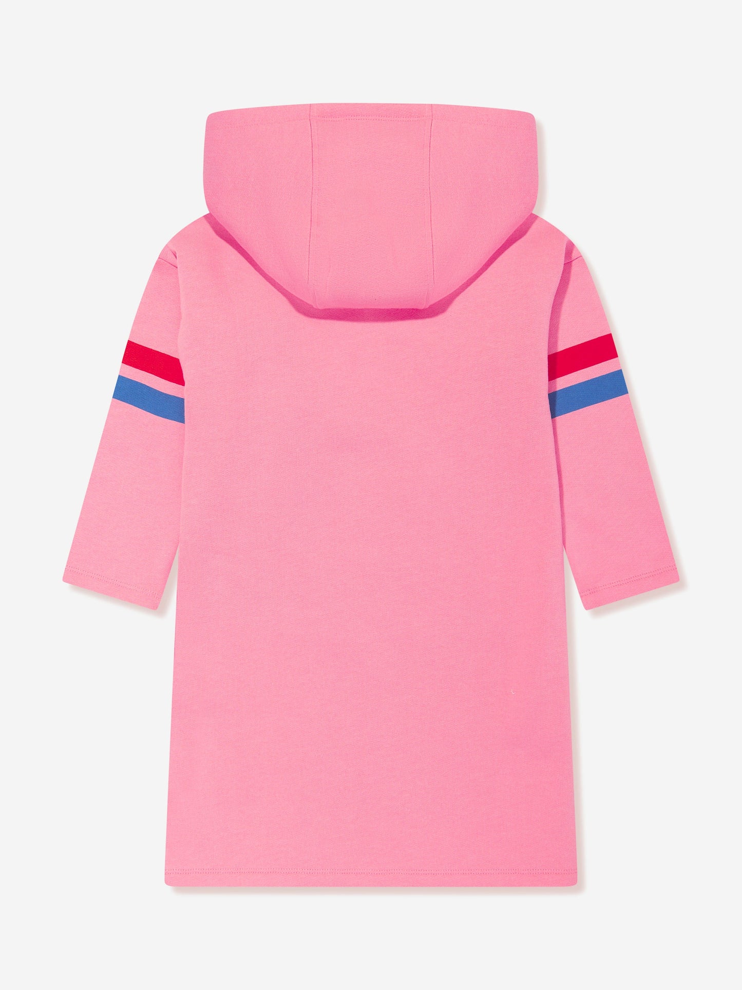 Mini Rodini 女童粉色 Adored 连帽连衣裙
