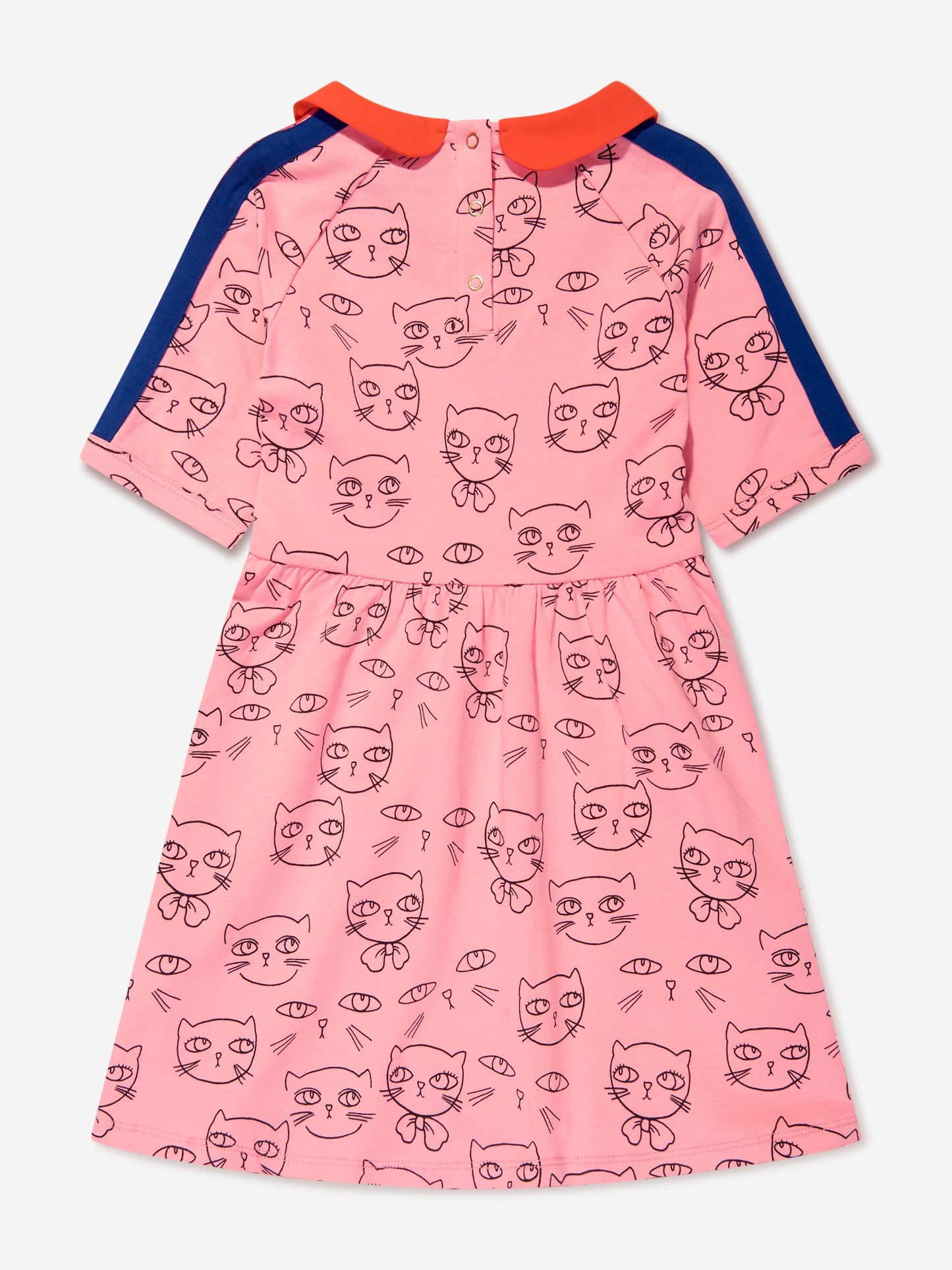 Mini Rodini 女童 Cathlethes 印花连衣裙（粉色）