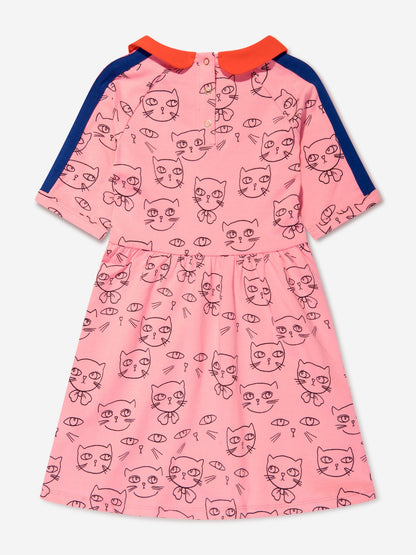 Mini Rodini 女童 Cathlethes 印花连衣裙（粉色）