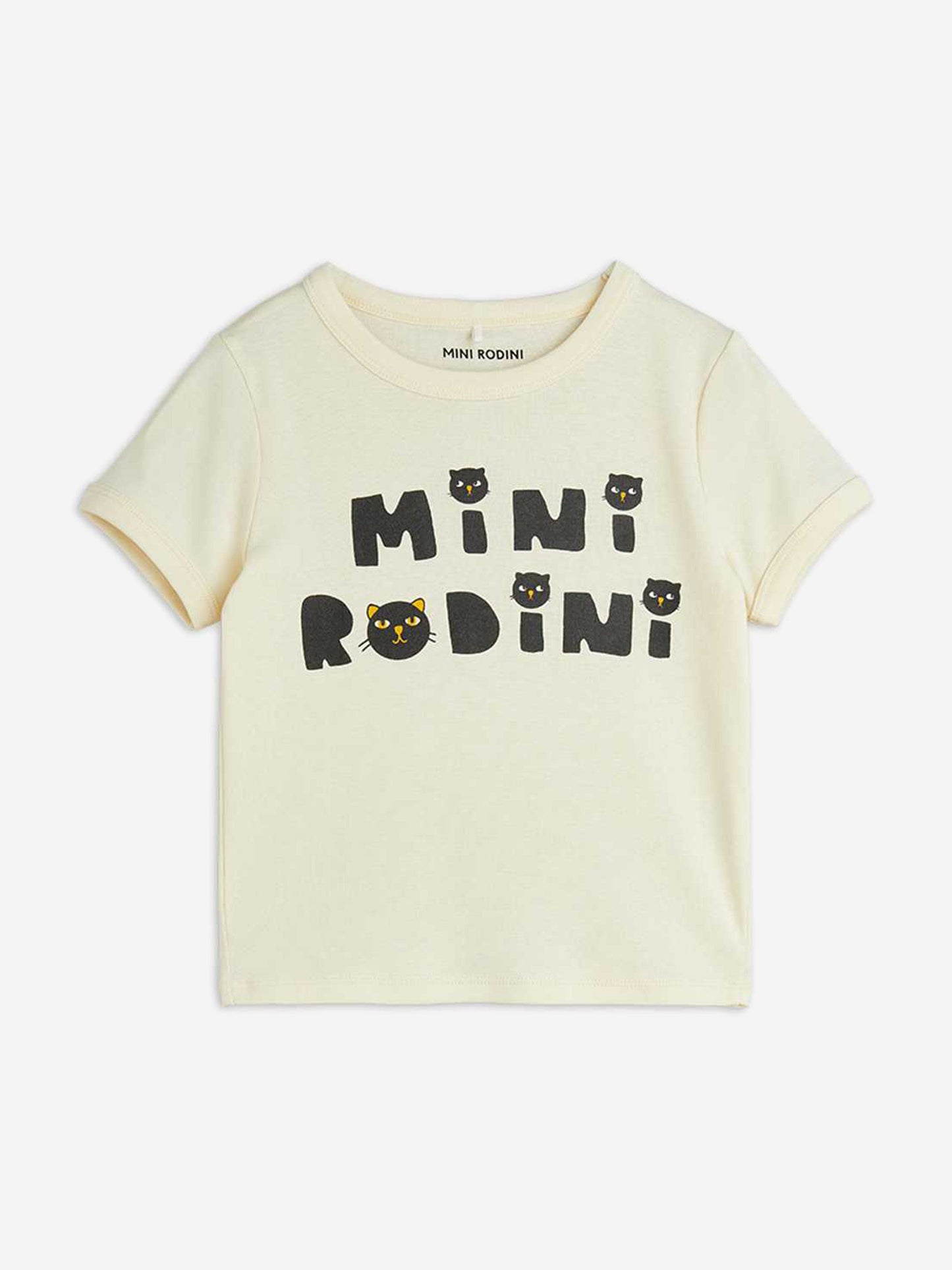 Boys Cats Logo T-Shirt in White