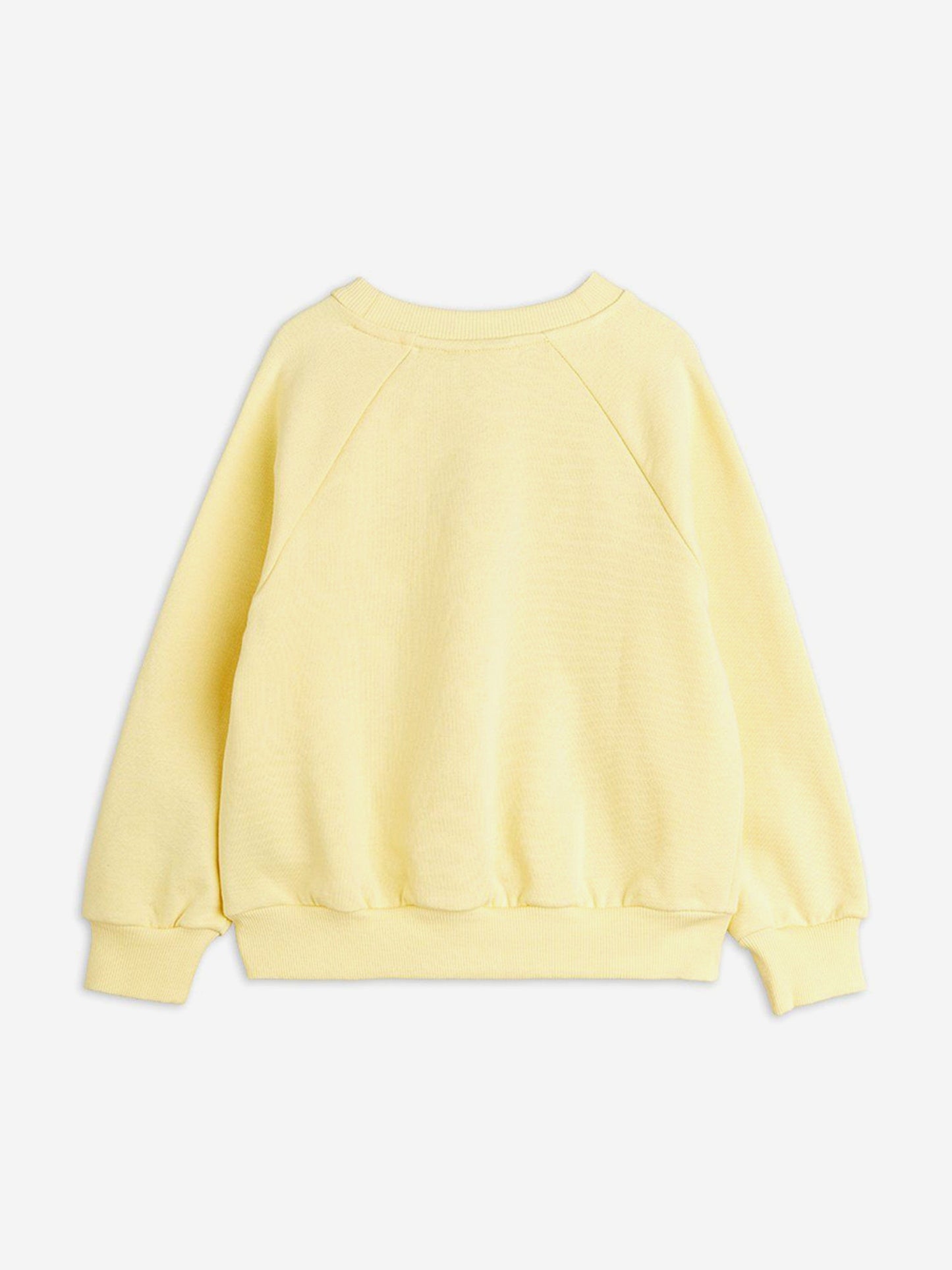 Girls Ladybugs Embroidered Sweatshirt in Yellow