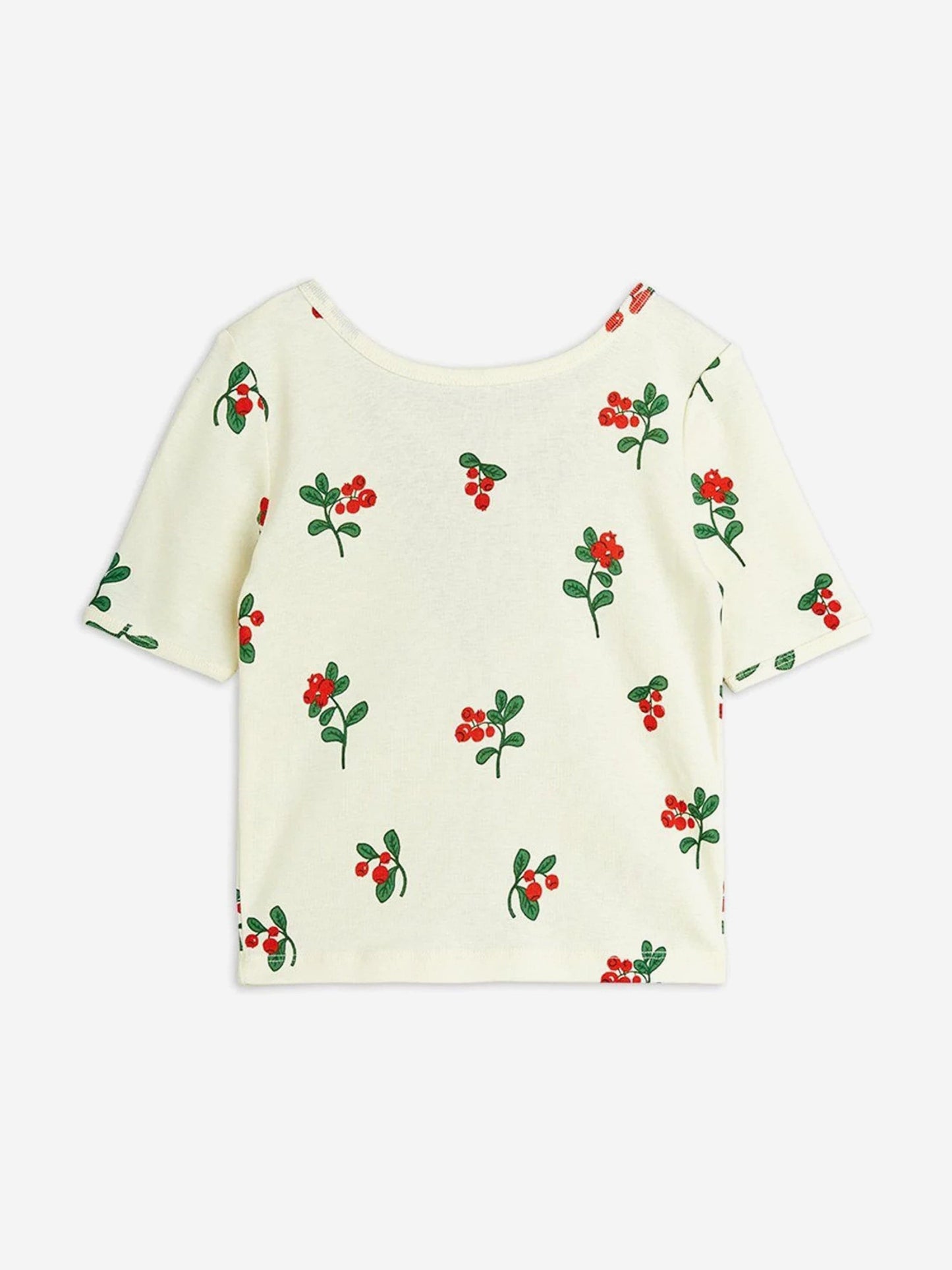Girls Lingonberries AOP Ballet T-Shirt in Ivory