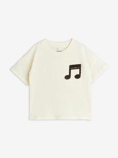 Kids Note Chenille T-Shirt in Ivory