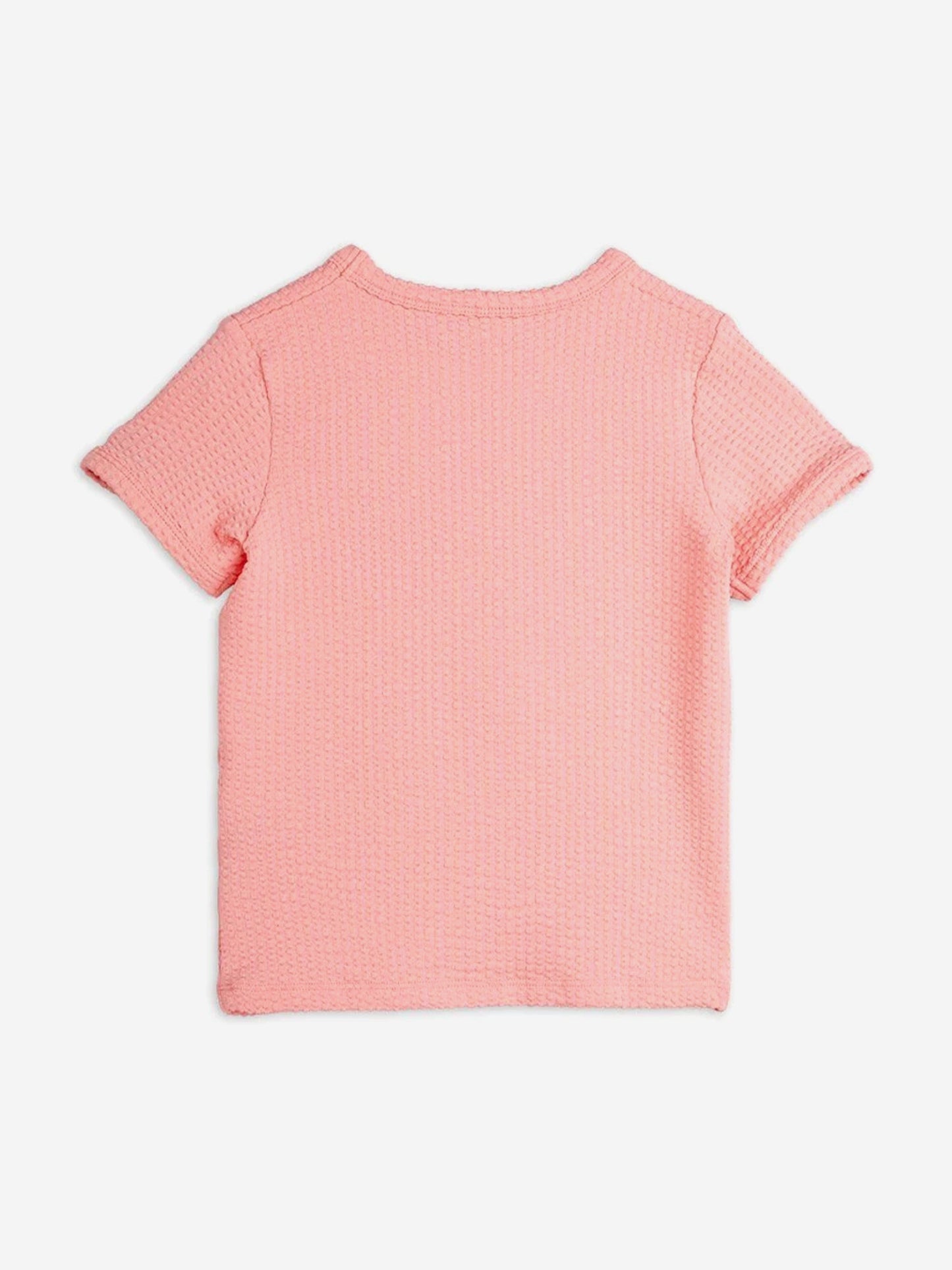 Girls Violin Embroidered T-Shirt in Pink