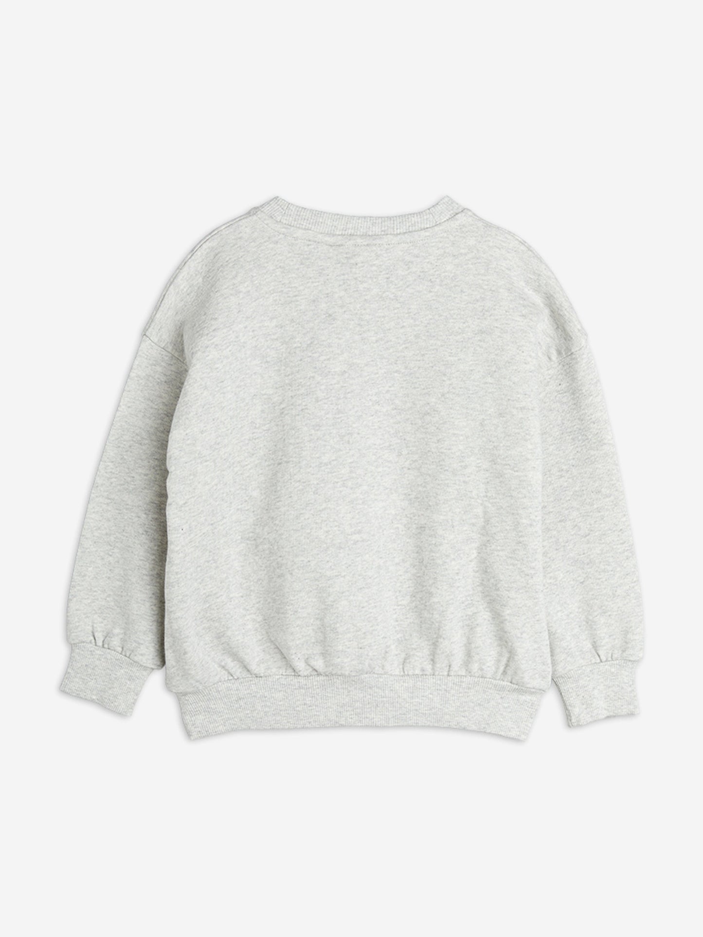 Girls Arrowed Heart Chenille Sweatshirt in Grey