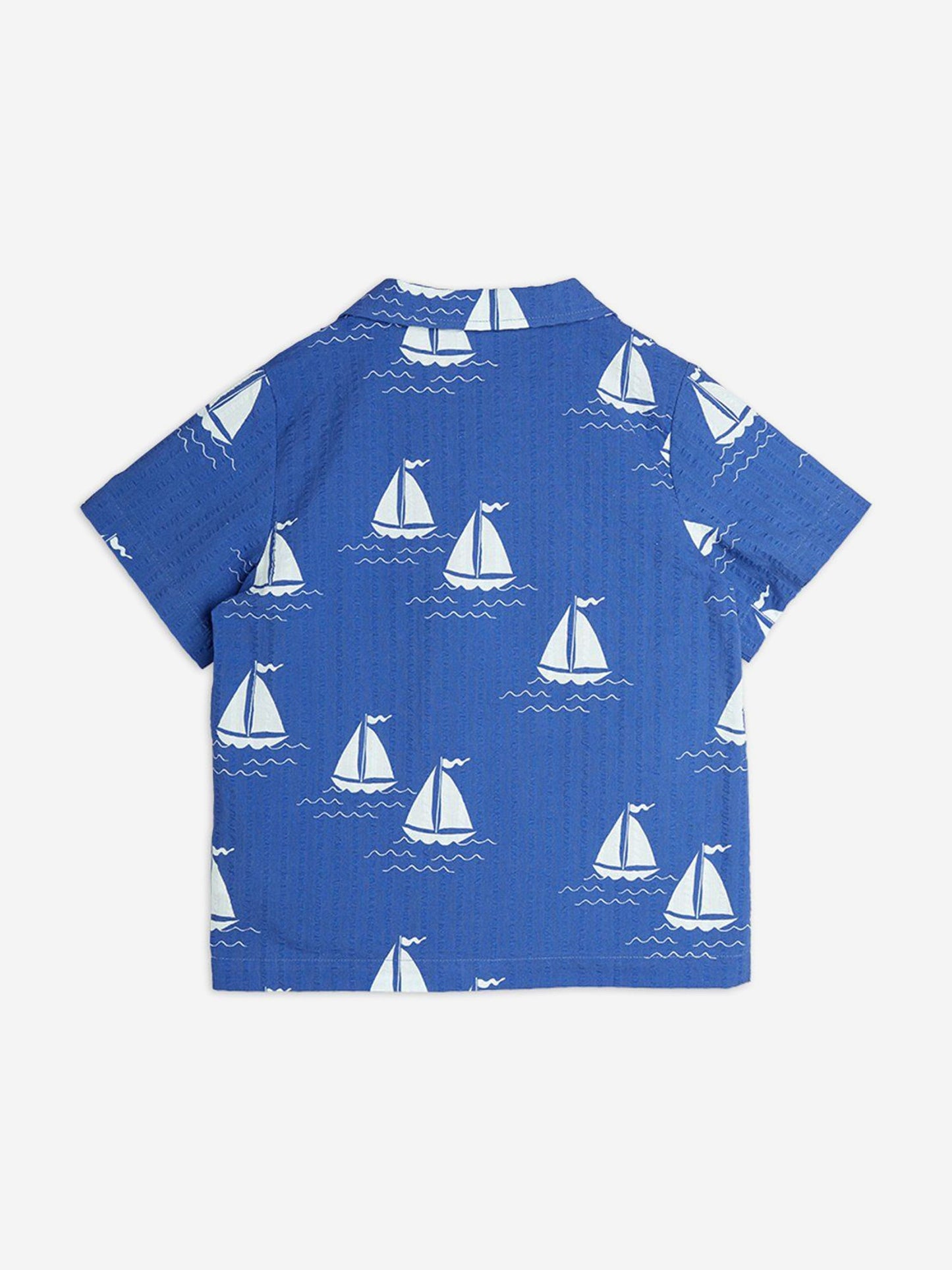 Boys Sailng Boats AOP Shirt in Blue