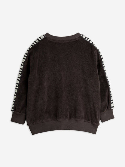 Boys Piano Terry Sweatshirt in Black