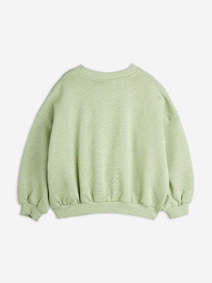 Girls Violin Sweatshirt in Green