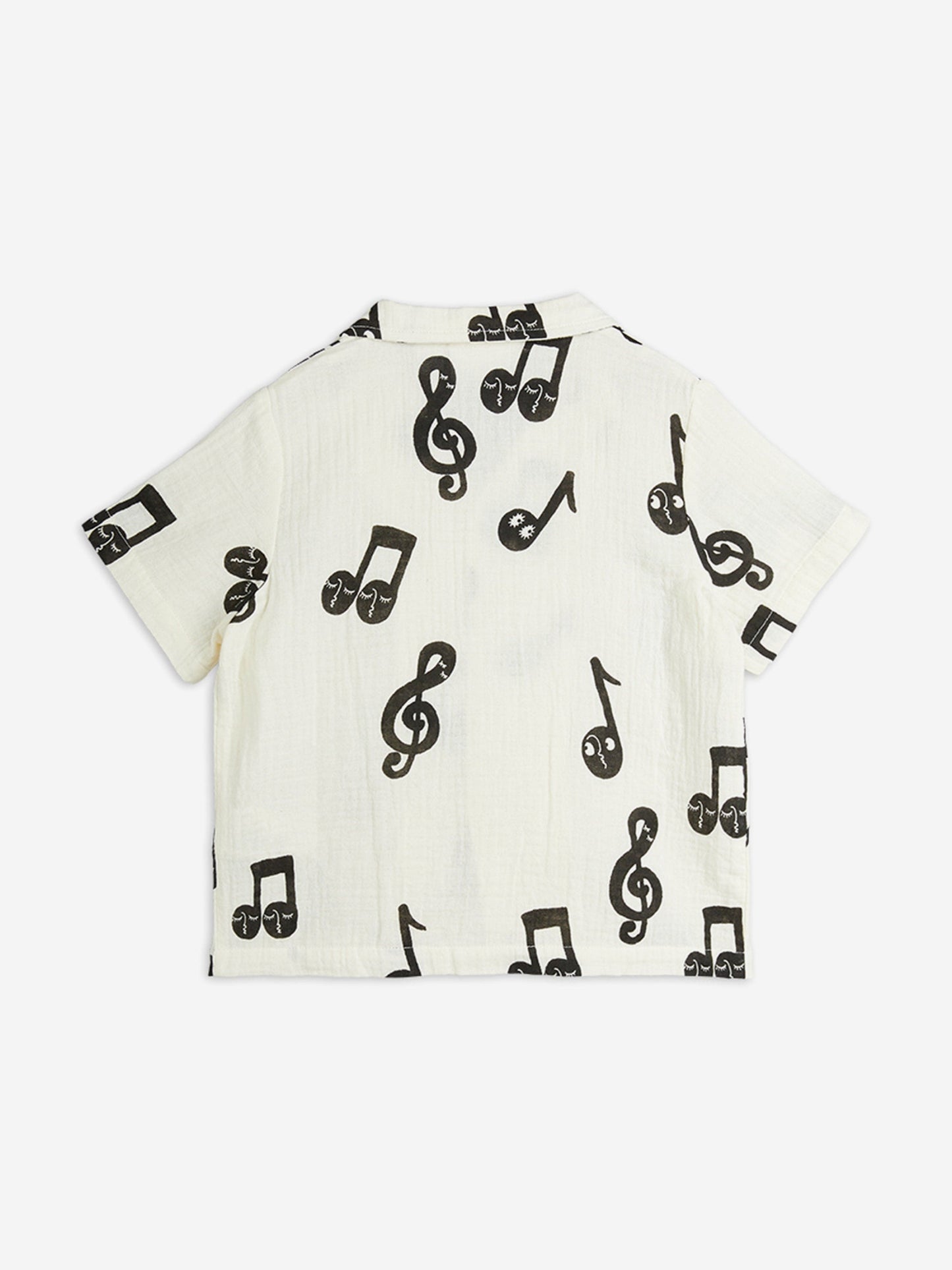 Kids Note AOP Muslin Short in White