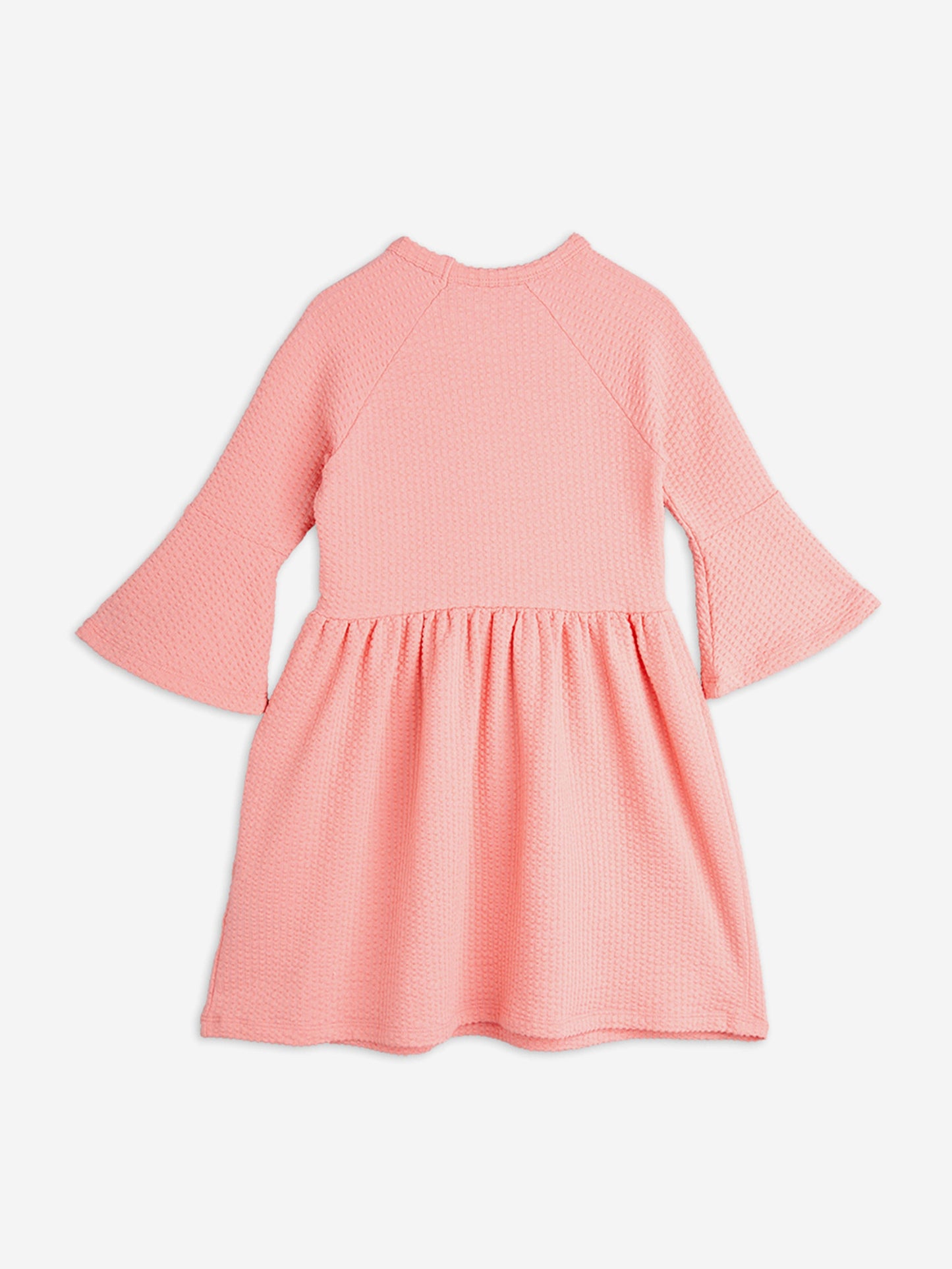Girls Violin Embroidered Dress in Pink
