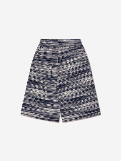 Missoni 男童蓝色条纹平纹短裤