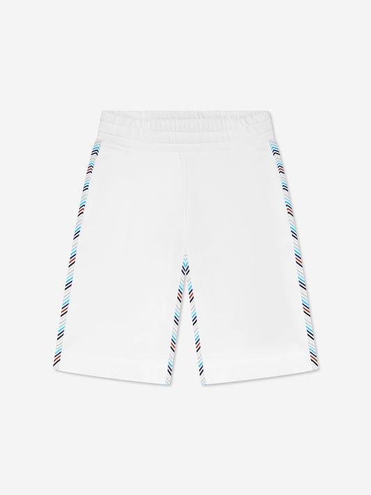 Missoni 男童白色平纹短裤