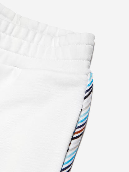 Missoni 男童白色平纹短裤