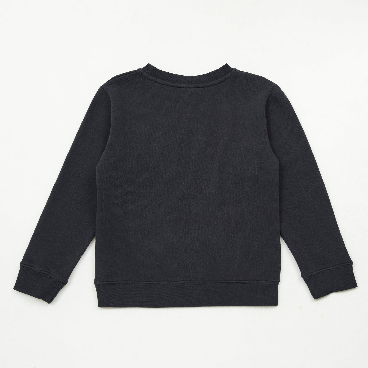 女童黑色印花棉卫衣