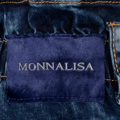 Monnalisa 女孩玫瑰色牛仔裤