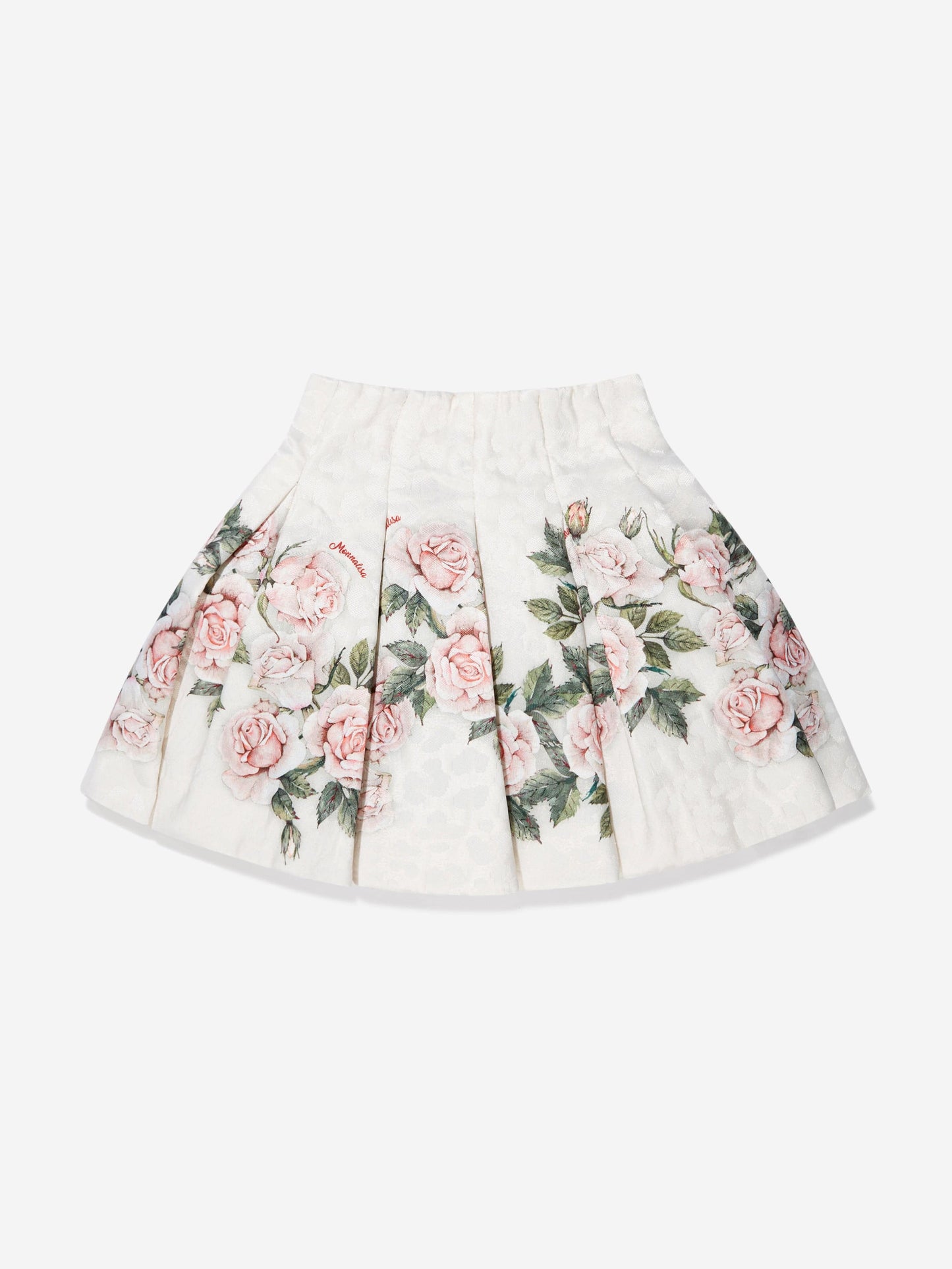 Monnalisa 女童绗缝花园玫瑰裙