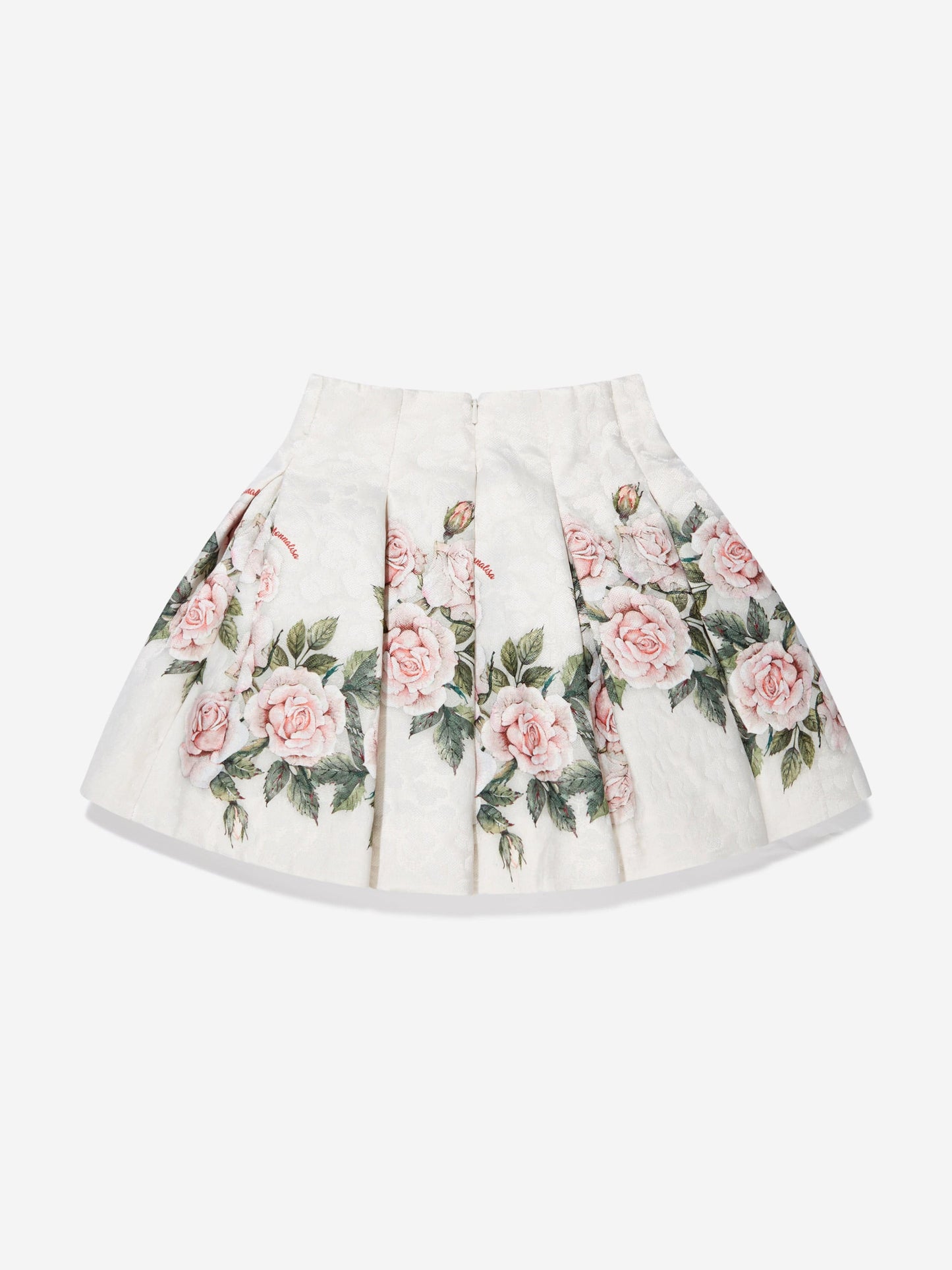 Monnalisa 女童绗缝花园玫瑰裙