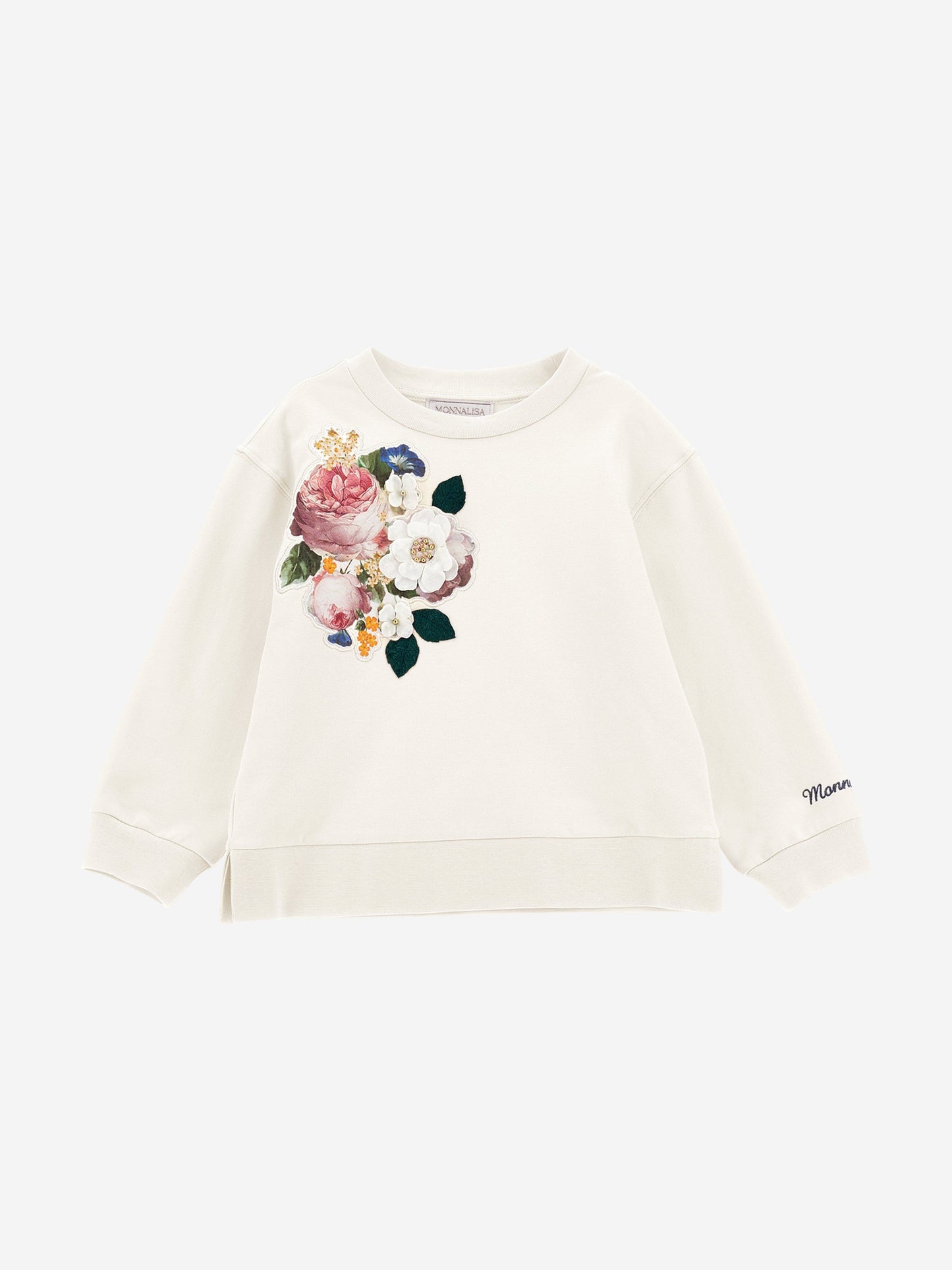 Monnalisa 女童 Bouquet 运动服（象牙色）