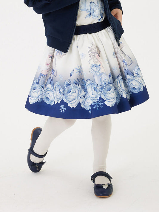 Monnalisa 女童 Elsa Mikado 半身裙（蓝色）