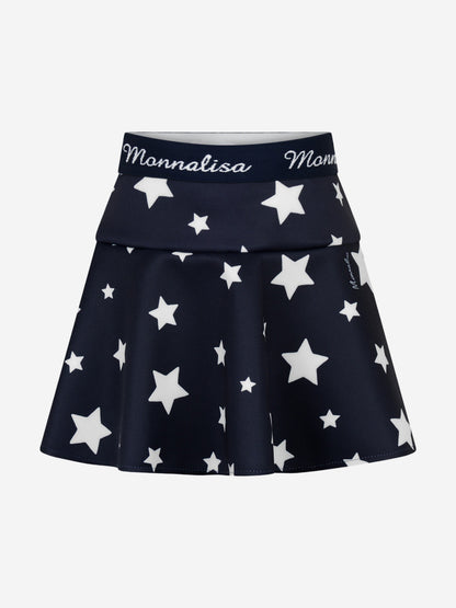 Monnalisa 女童氯丁橡胶星星半身裙