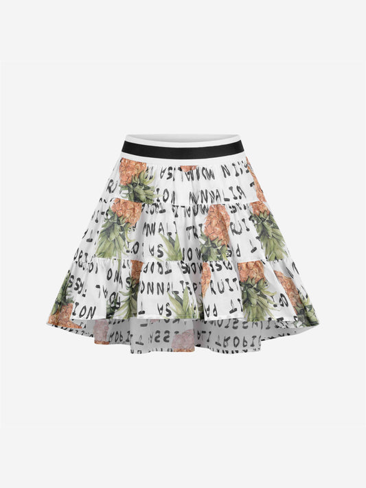 Monnalisa 女童半身裙 - 棉质 PineappSkirt